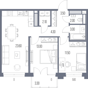 планировка, фото №1