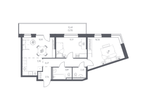 планировка, фото №1