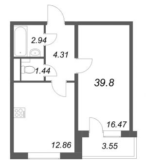 планировка, фото №1