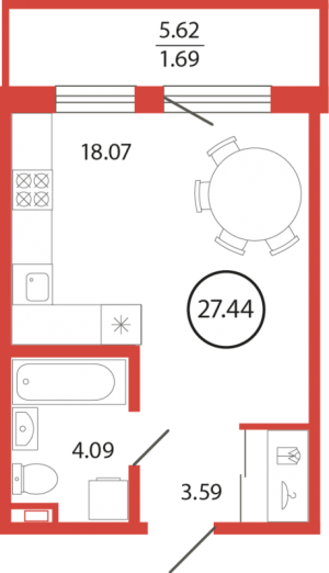 планировка, фото №1