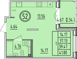 планировка, фото №1