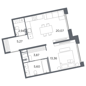 планировка, фото №1