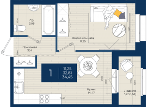 планировка, фото №1