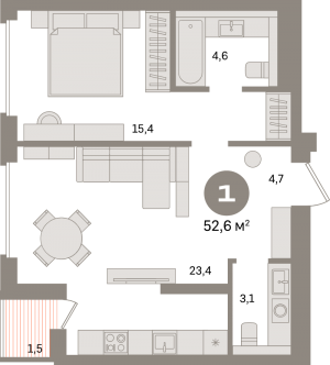 планировка, фото №1