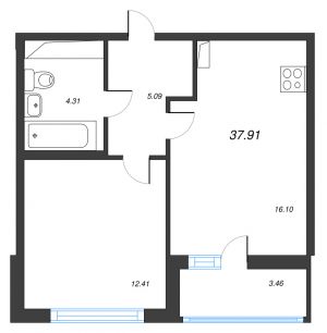 планировка, фото №1