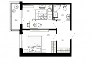 планировка, фото №1