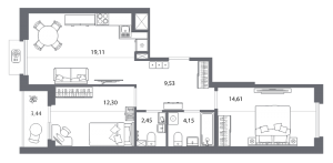 планировка, фото №1