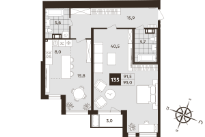 планировка, фото №1