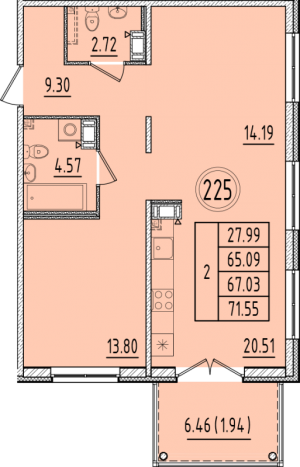 планировка, фото №1
