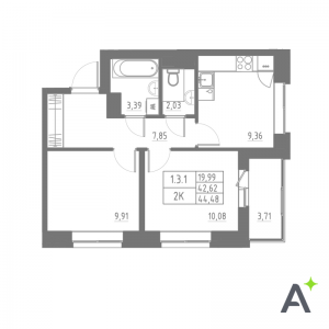 планировка, фото №1