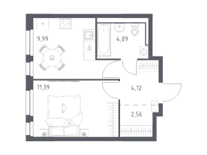 планировка, фото №1
