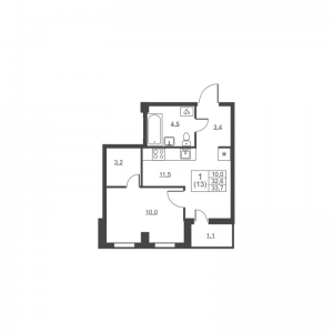 планировка, фото №1