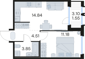 планировка, фото №1