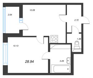 планировка, фото №1