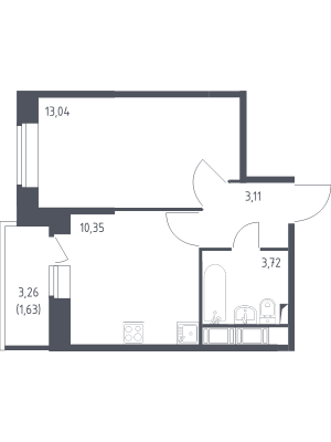 планировка, фото №1