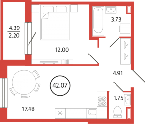 планировка, фото №1