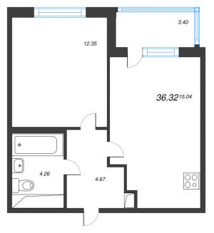 планировка, фото №1