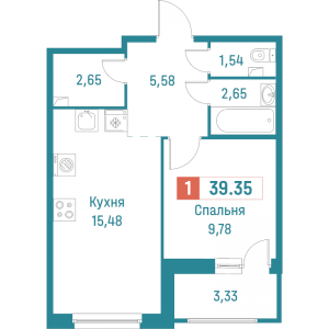 планировка, фото №1