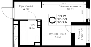 планировка, фото №1