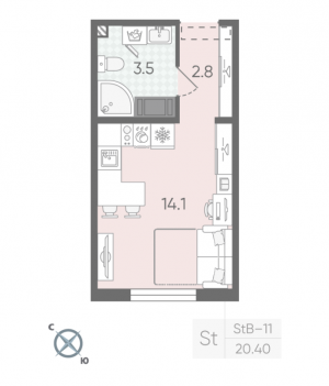 планировка, фото №1