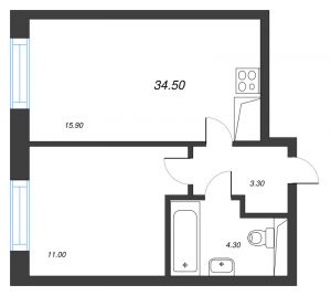 планировка, фото №1