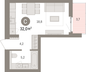 планировка, фото №1