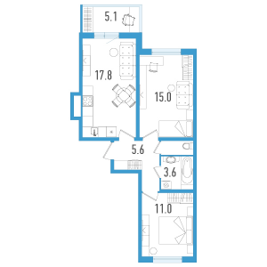 планировка, фото №1