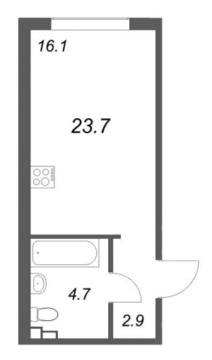 планировка, фото №1