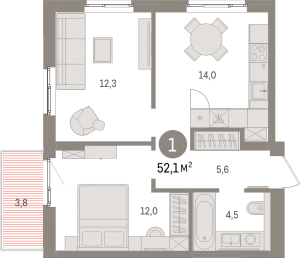 планировка, фото №1