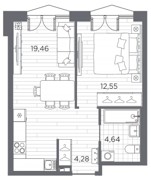 планировка, фото №1