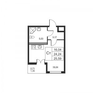 планировка, фото №1