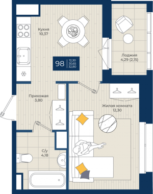 планировка, фото №1