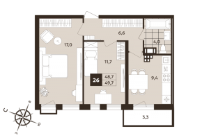 планировка, фото №1