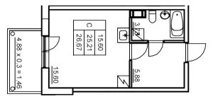 планировка, фото №1