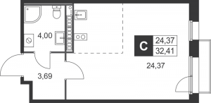 планировка, фото №1