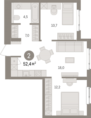 планировка, фото №1