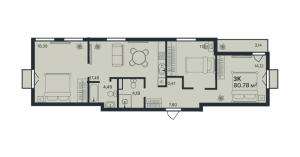 планировка, фото №1