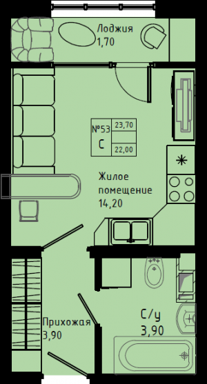 планировка, фото №1