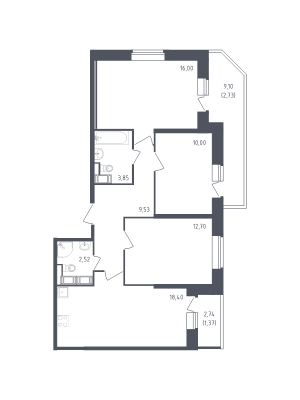 планировка, фото №1