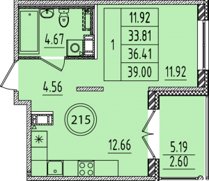 планировка, фото №1