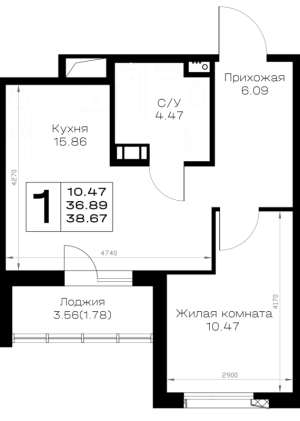 планировка, фото №1