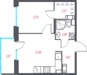планировка, фото №1