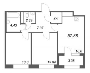 планировка, фото №1
