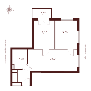 планировка, фото №1