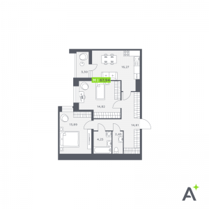 планировка, фото №1