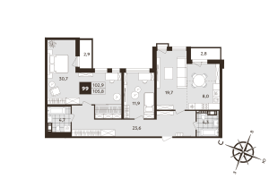 планировка, фото №1