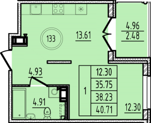 планировка, фото №1