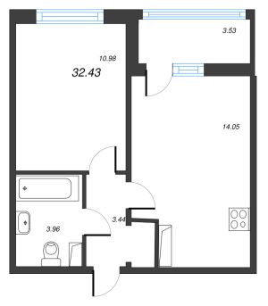 планировка, фото №1