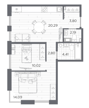 планировка, фото №1