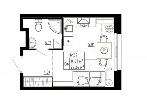 планировка, фото №1